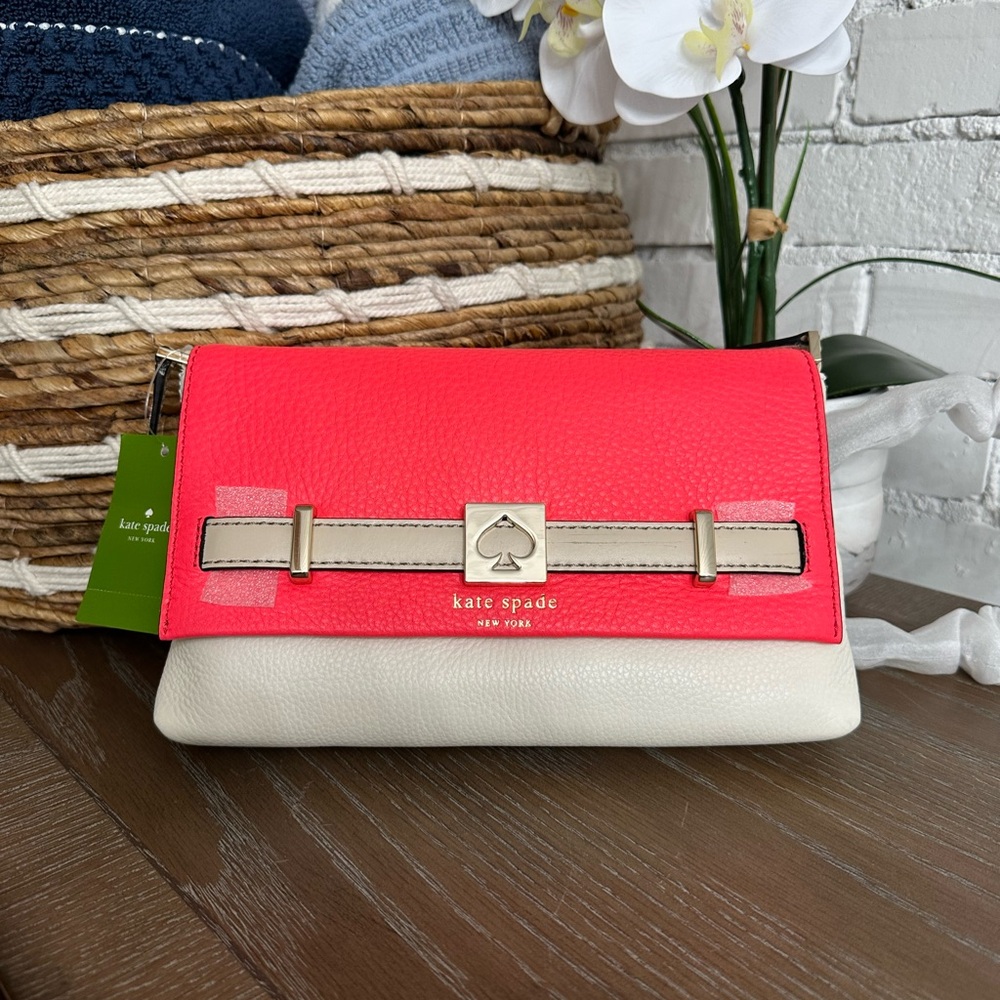 Kate Spade Pink and Cream Crossbody Bag